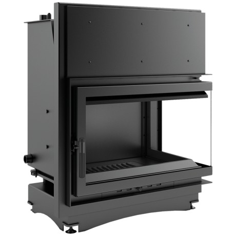 Wkład kominkowy z płaszczem wodnym Oliwia 17 kW prawy BS z wężownica