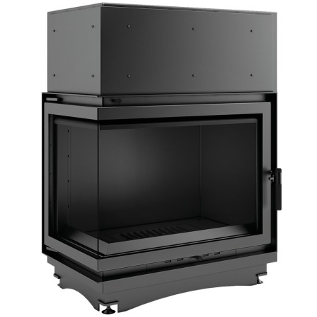 Wkład kominkowy z płaszczem wodnym Amelia 24 kW lewy BS z wężownica