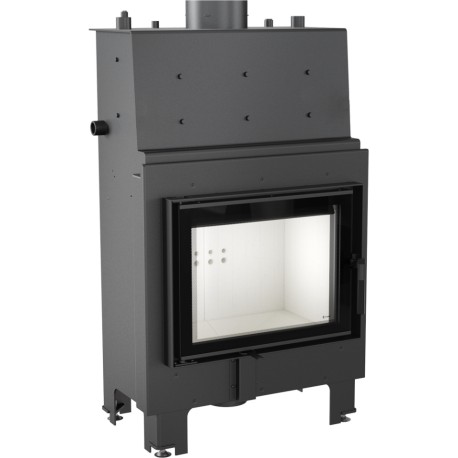 Wkład kominkowy z płaszczem wodnym MBM 10kW z wężownicą