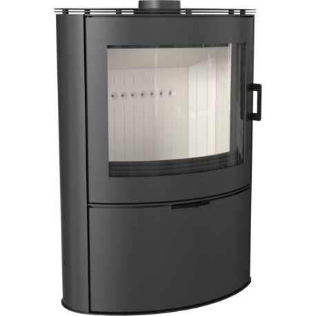 Piec wolnostojący Koza AB STAL 2  z wylotem spalin fi 150